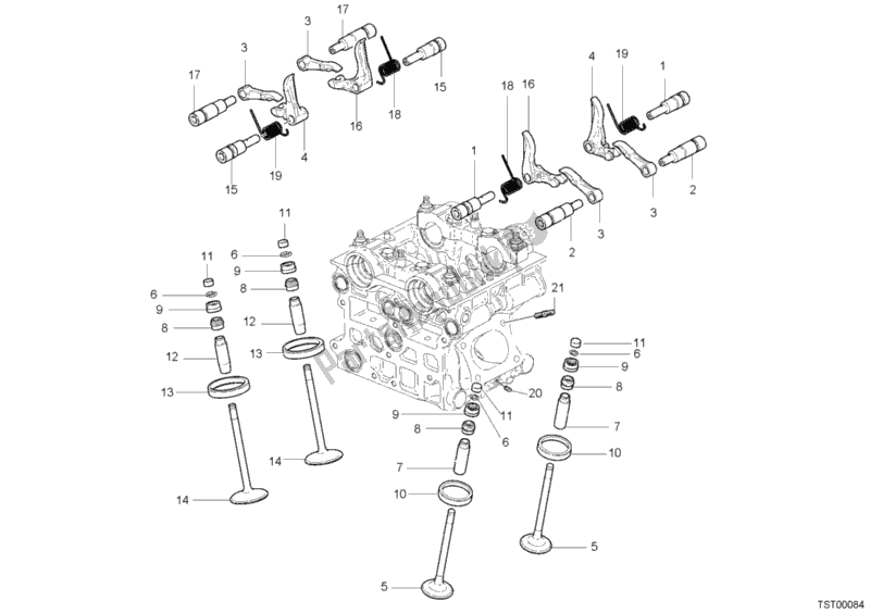 Tutte le parti per il Valvola del Ducati Superbike 999 S 2005